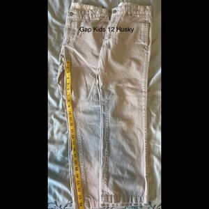 Gap Kids husky khaki uniform pants